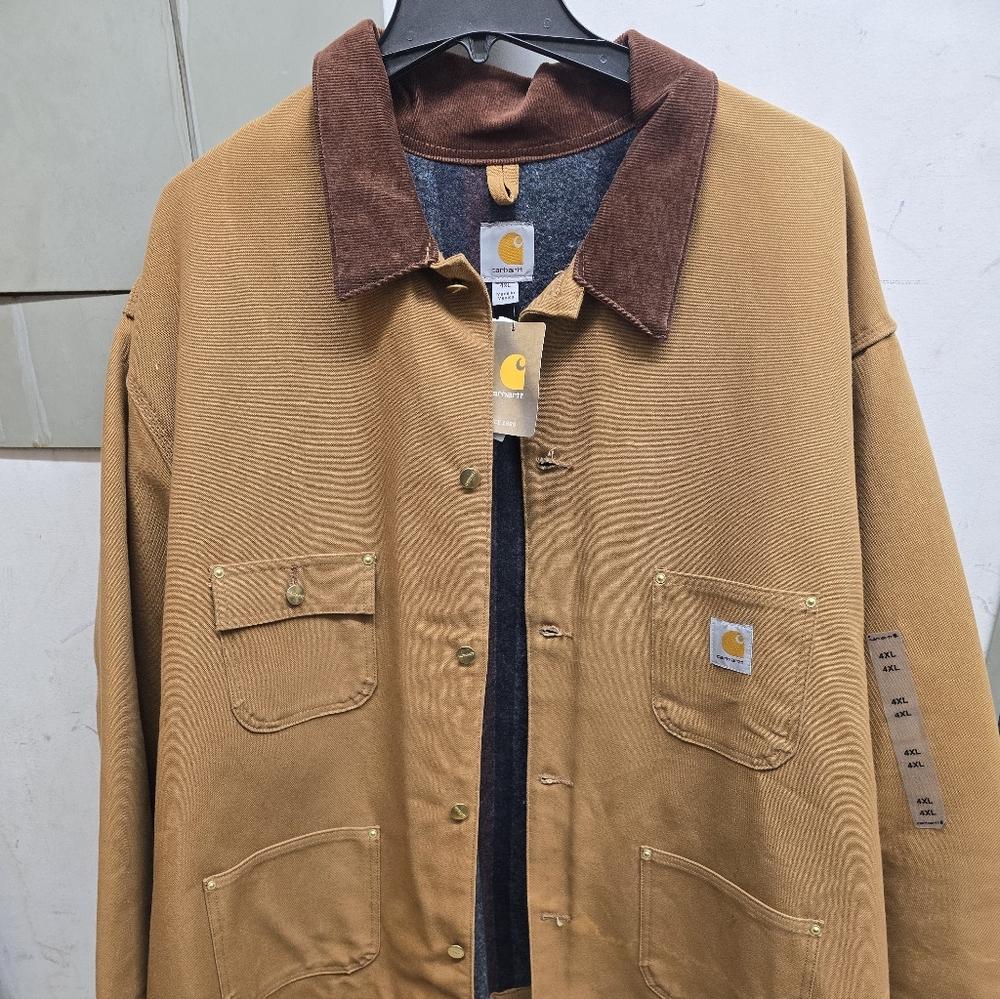 Carhartt Core Coat 4XL Barn Coat Farm Canvas Duckbrown NWT READ